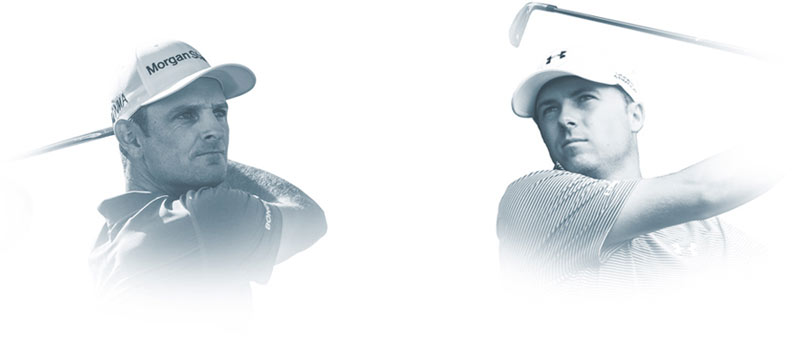 Headshot of Justin Rose and Jordan Spieth